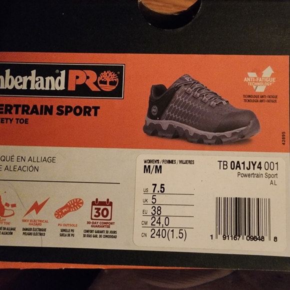 Womens timberland pro power sport safety toe shoes - Picture 2 of 3